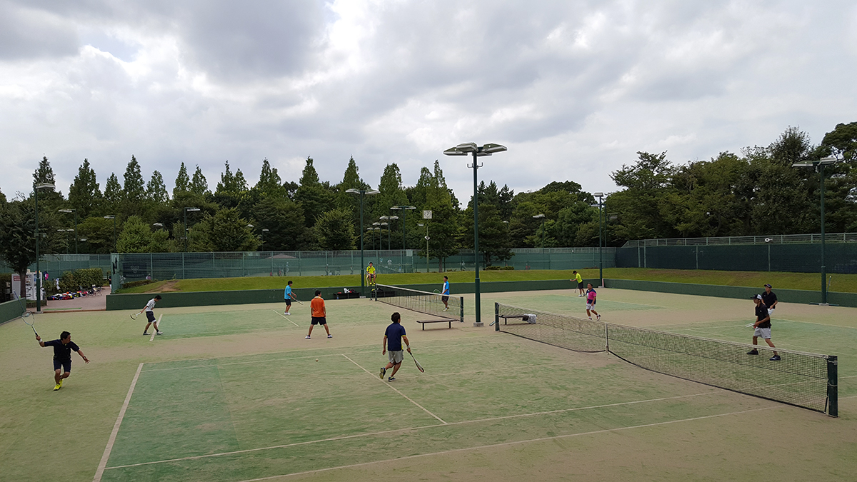 草加市オープンソフトテニス大会,そうか公園テニスコート