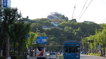 熊本城,熊本市内観光,熊本市電,震災復興,熊本地震