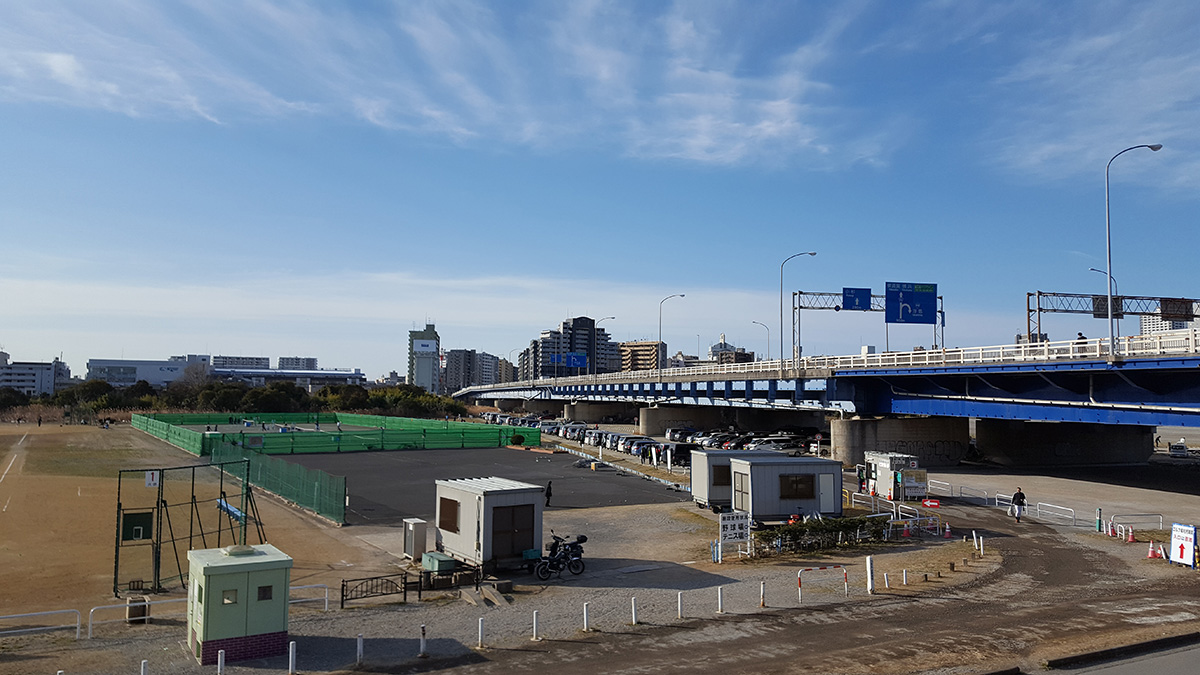 大田区クラブ・実業団対抗戦(石井杯),多摩川六郷橋緑地テニスコート