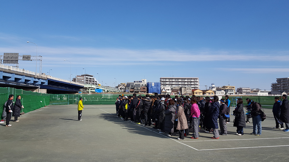 大田区クラブ・実業団対抗戦(石井杯),多摩川六郷橋緑地テニスコート