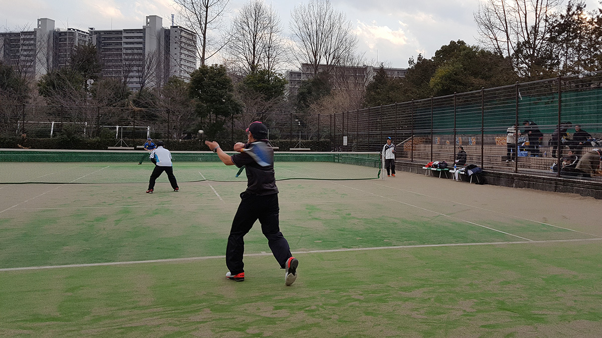 荒川区インビテーション関東成年ソフトテニス大会,都立産業技術高専テニスコート