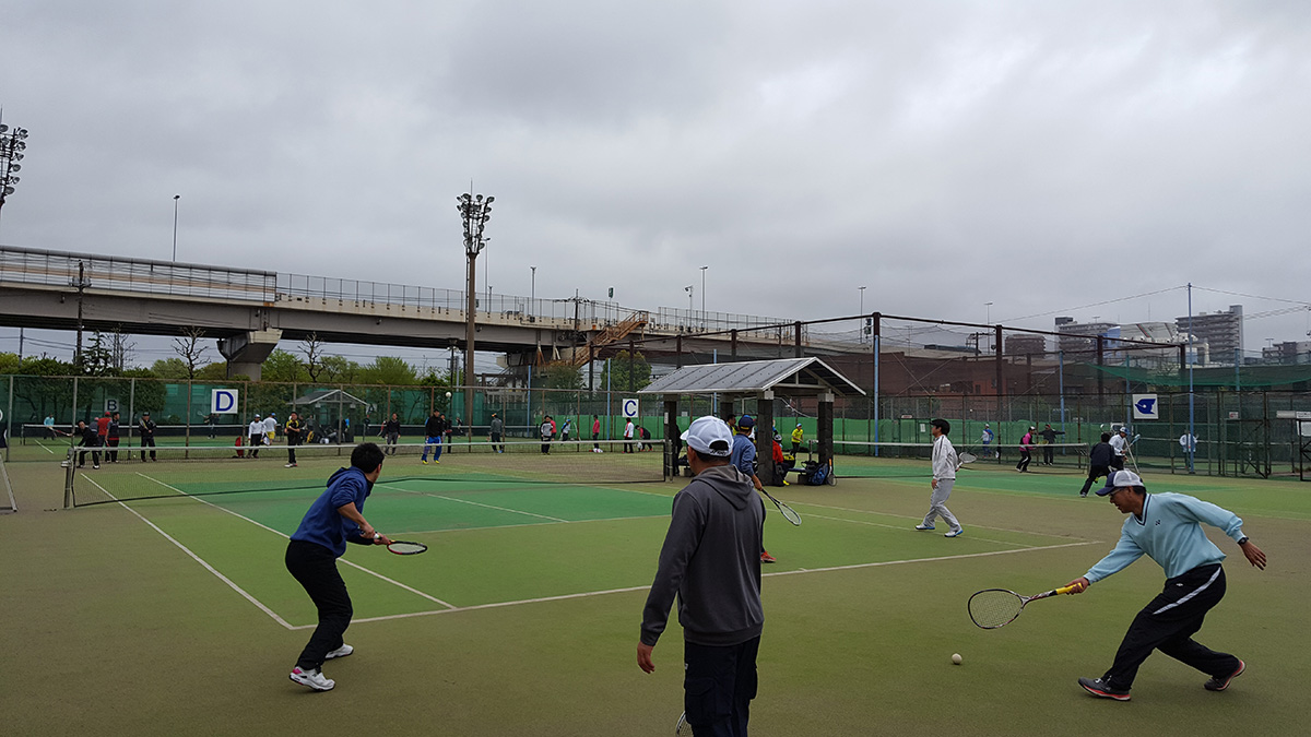 関東オープンソフトテニス大会,谷河内テニスコート