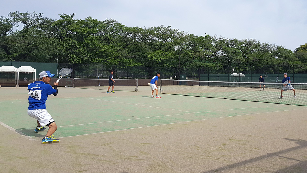 関東オープンソフトテニス大会,早稲田大学,日本体育大学