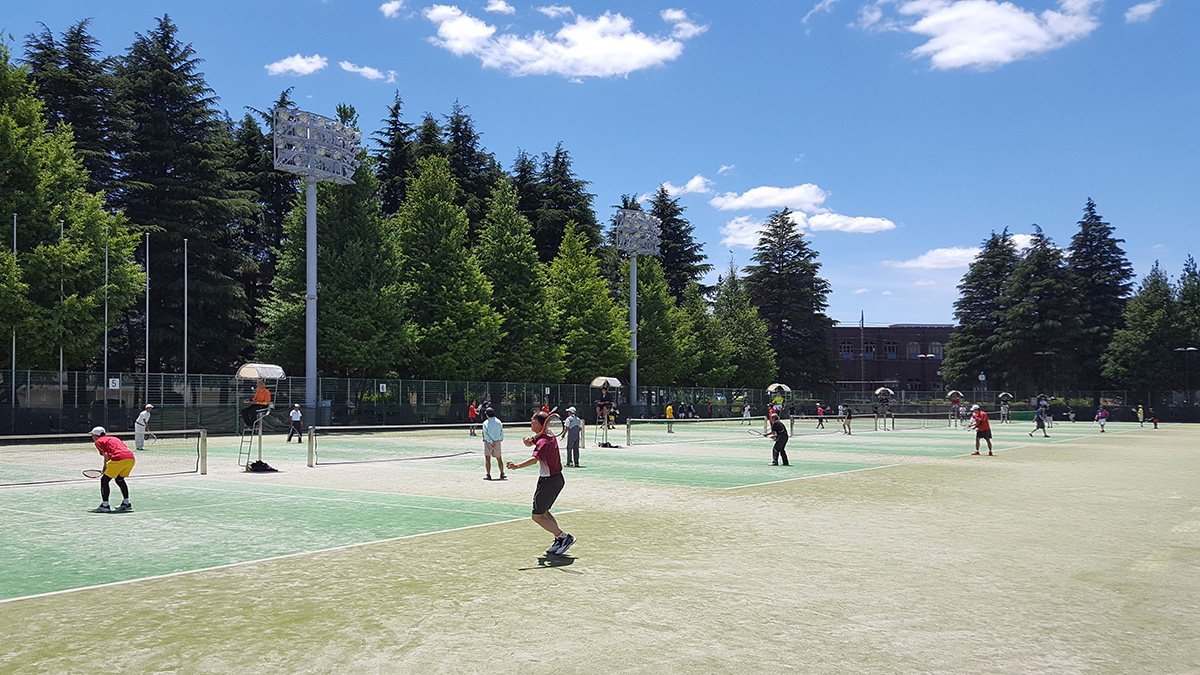 川崎市春季市民ソフトテニス大会,等々力テニスコート