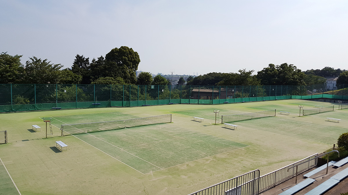 横浜市オープンソフトテニス大会,岡村公園