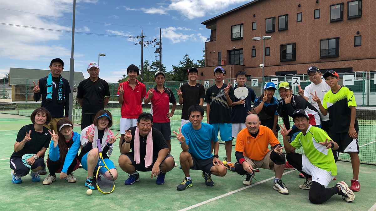 ソフトテニつ部合宿,ソフトテニス,大人