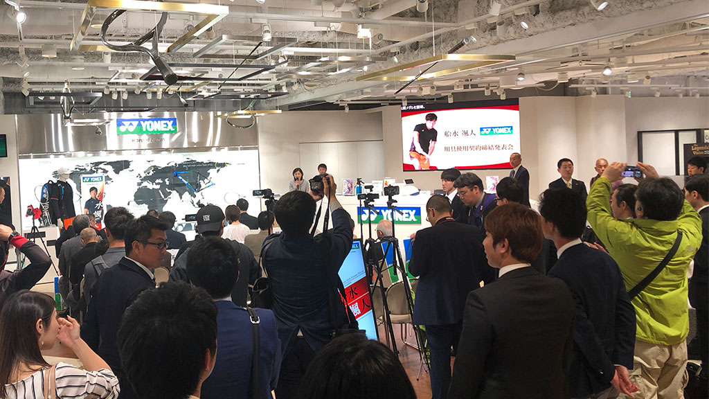 YONEX TOKYO SHOWROOM,ヨネックスプロ契約,ソフトテニス