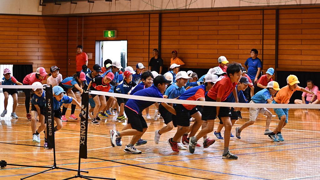 甘楽町立体育館,甘楽町スポーツ少年団,甘楽町ジュニアソフトテニスクラブ