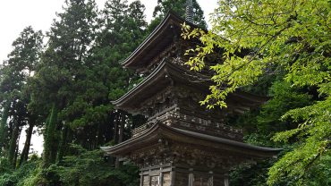 本山慈恩寺,三重塔,山形県寒河江市