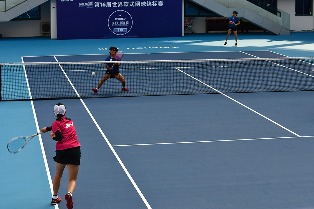 林田島津,高橋半谷,ソフトテニス世界選手権女子ダブルス決勝戦