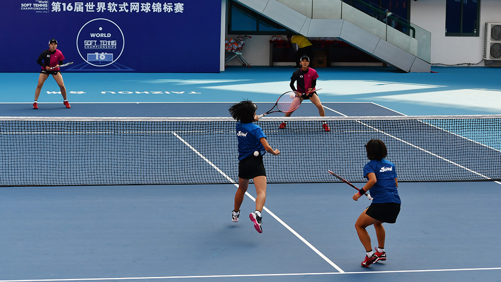 林田島津,高橋半谷,ソフトテニス世界選手権女子ダブルス決勝戦