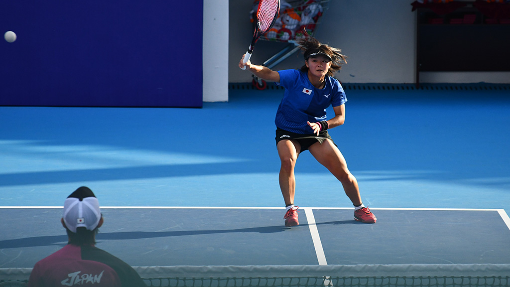 半谷美咲,ソフトテニス日本代表,世界選手権ダブルス銀メダル