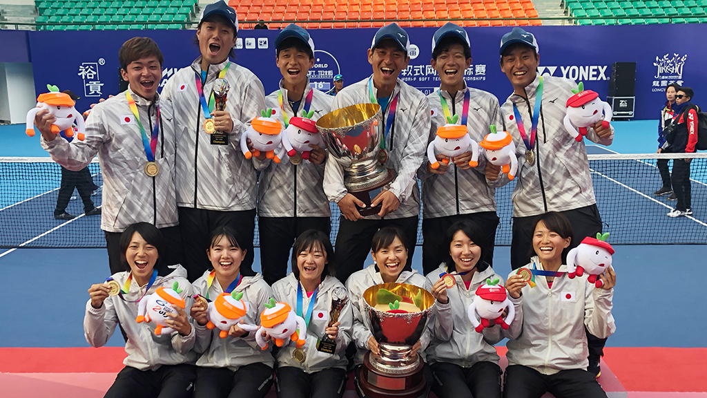 2019ソフトテニス世界選手権,ソフトテニス日本代表,国別対抗団体戦金メダル