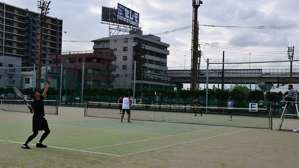 谷河内テニスコート,関東オープンソフトテニス選手権大会,35男子決勝